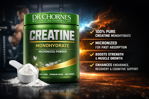100% Premium-Grade Creatine Monohydrate Micronized Powder